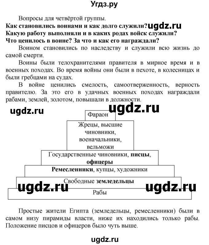 ГДЗ (Решебник 2019) по истории 5 класс (тетрадь-тренажер) Уколова И.Е. / страница / 25-27(продолжение 8)