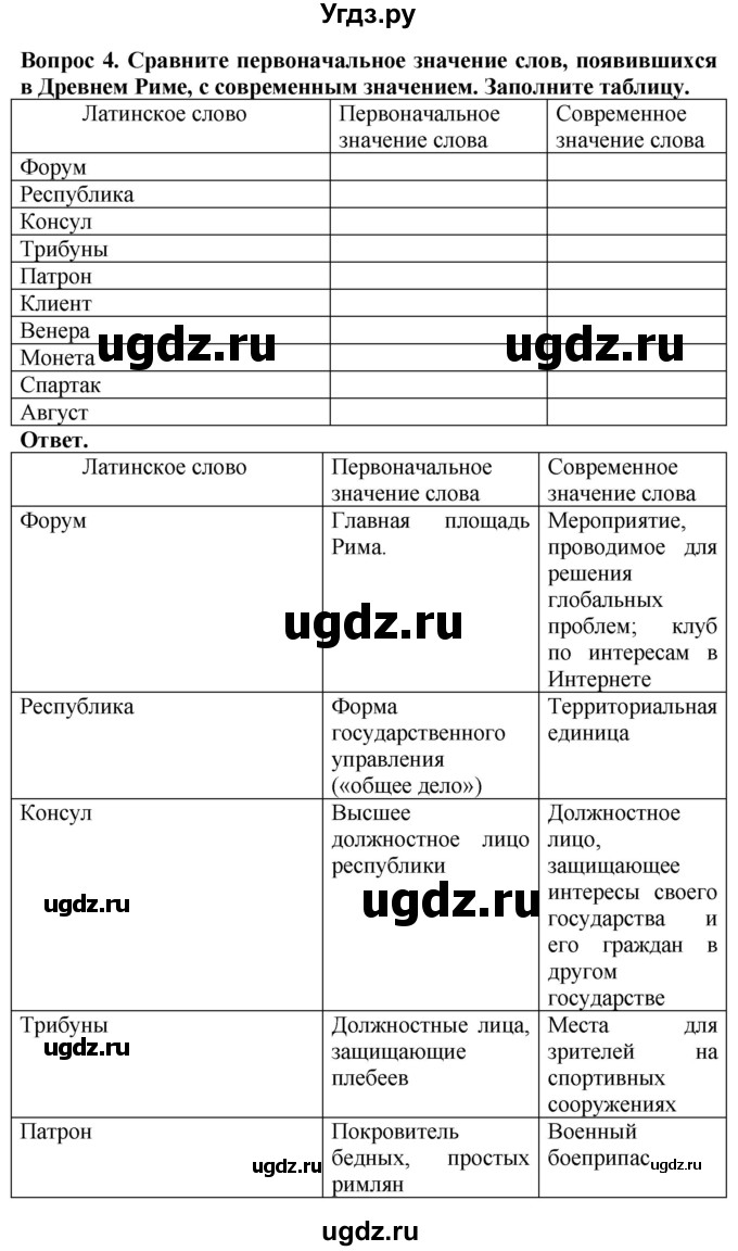 ГДЗ (Решебник 2019) по истории 5 класс (тетрадь-тренажер) Уколова И.Е. / страница / 95