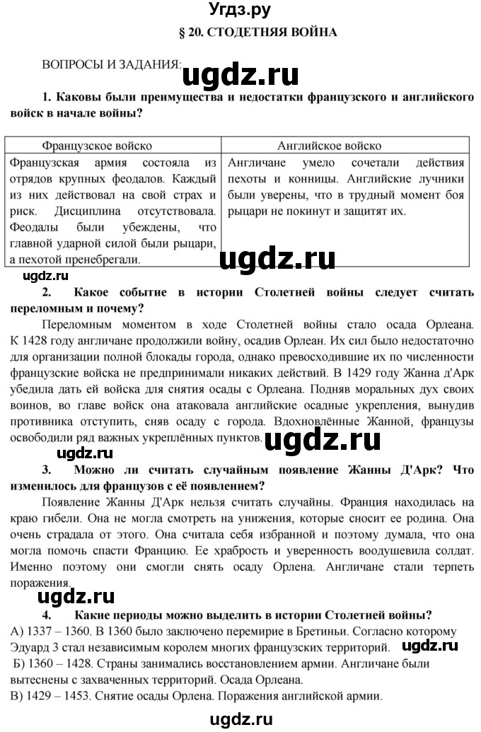 ГДЗ (Решебник 2014) по истории 6 класс Ведюшкин В.А. / страница / 69