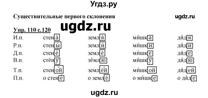 ГДЗ (Решебник) по русскому языку 3 класс Каленчук М.Л. / часть 1. страница / 120