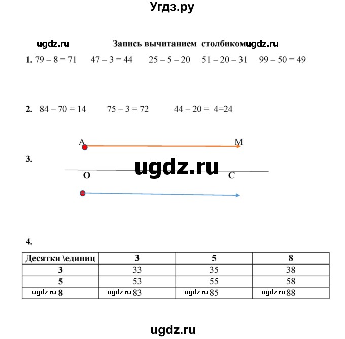 ГДЗ (Решебник к учебнику 2023) по математике 2 класс (рабочая тетрадь) Рудницкая В.Н. / часть 1 (страница) / 34