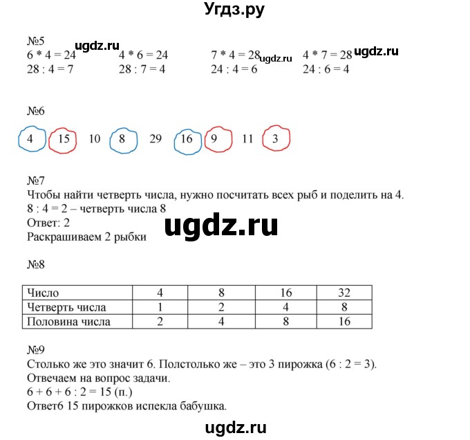 ГДЗ (Решебник к учебнику 2014) по математике 2 класс (рабочая тетрадь) Рудницкая В.Н. / часть 1 (страница) / 46