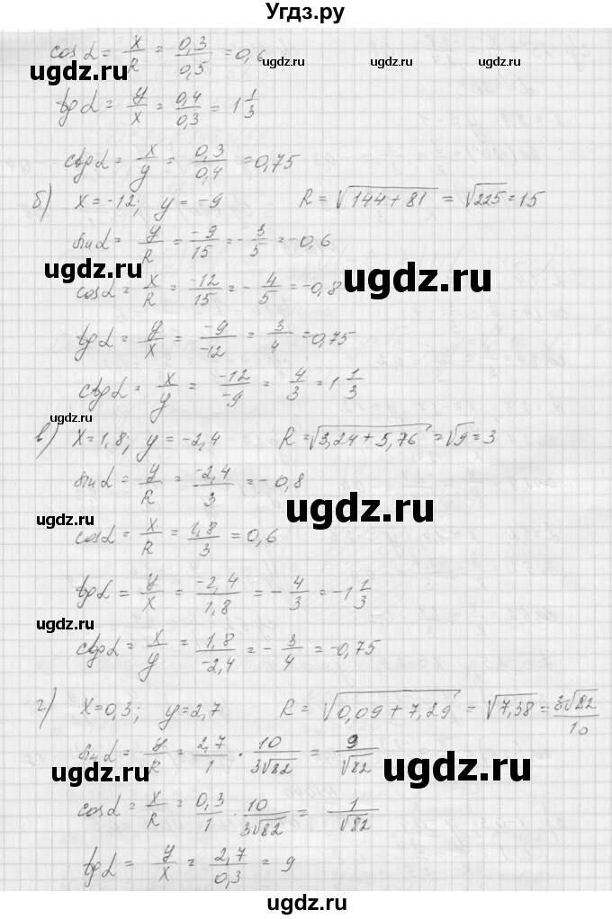 ГДЗ (Решебник к учебнику 2015) по алгебре 9 класс Макарычев Ю.Н. / упражнение / 1040(продолжение 2)