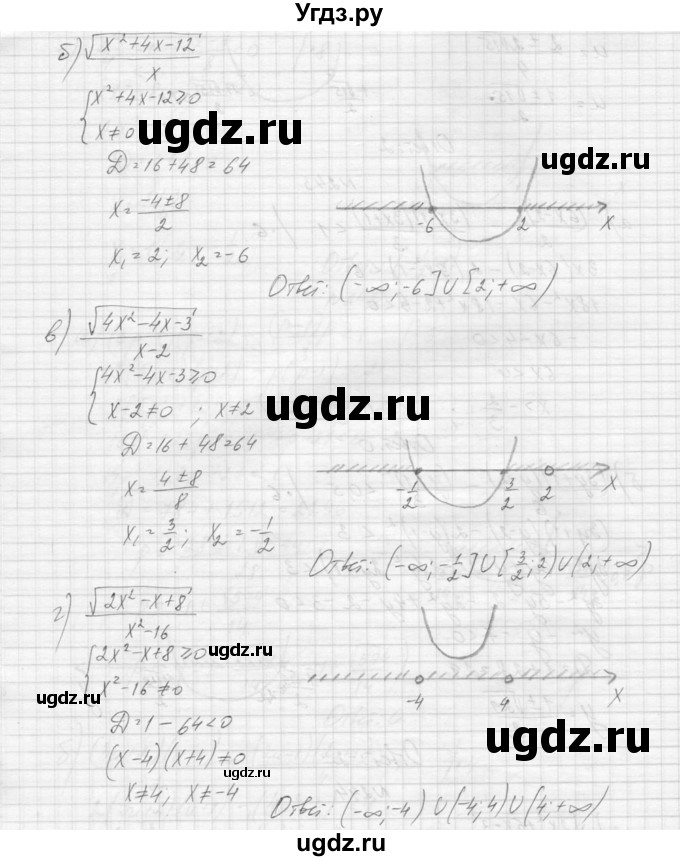 ГДЗ (Решебник к учебнику 2015) по алгебре 9 класс Макарычев Ю.Н. / упражнение / 244(продолжение 2)