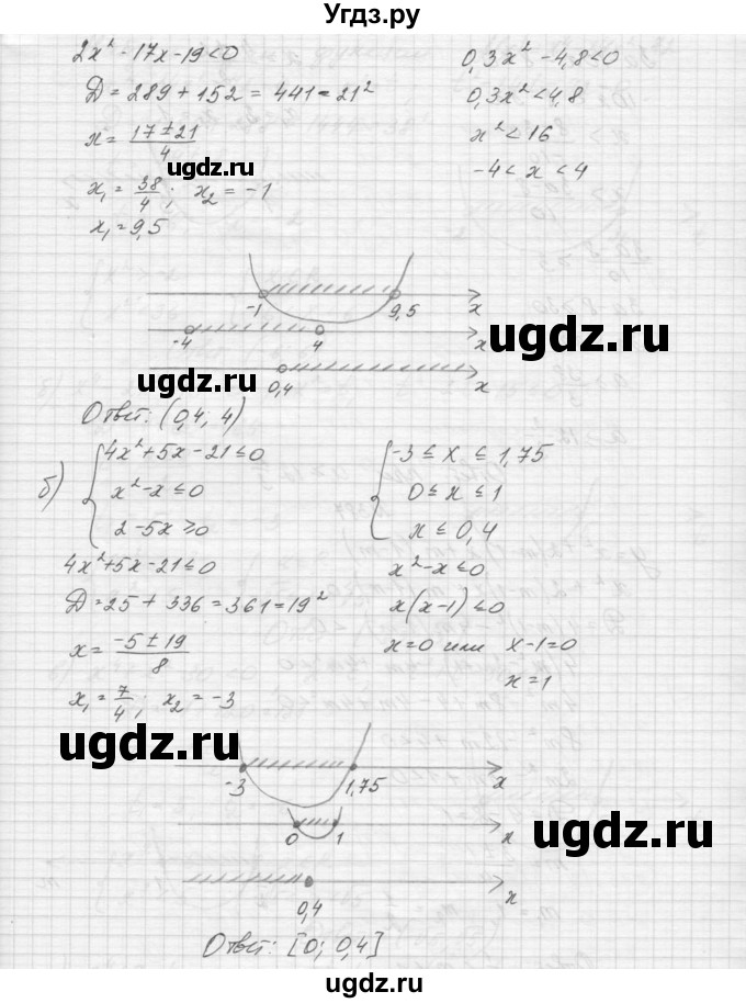 ГДЗ (Решебник к учебнику 2015) по алгебре 9 класс Макарычев Ю.Н. / упражнение / 385(продолжение 2)