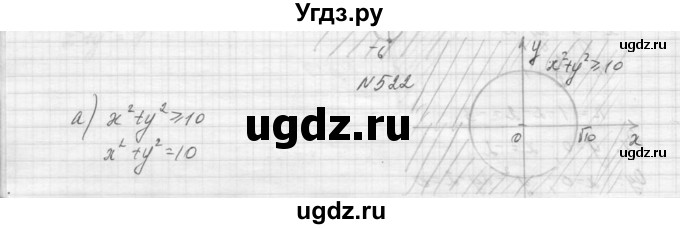 ГДЗ (Решебник к учебнику 2015) по алгебре 9 класс Макарычев Ю.Н. / упражнение / 522