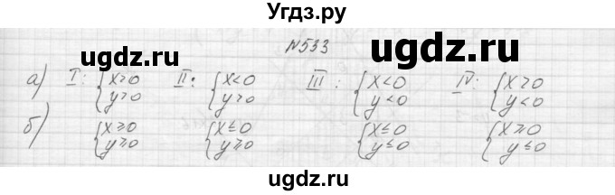 ГДЗ (Решебник к учебнику 2015) по алгебре 9 класс Макарычев Ю.Н. / упражнение / 533