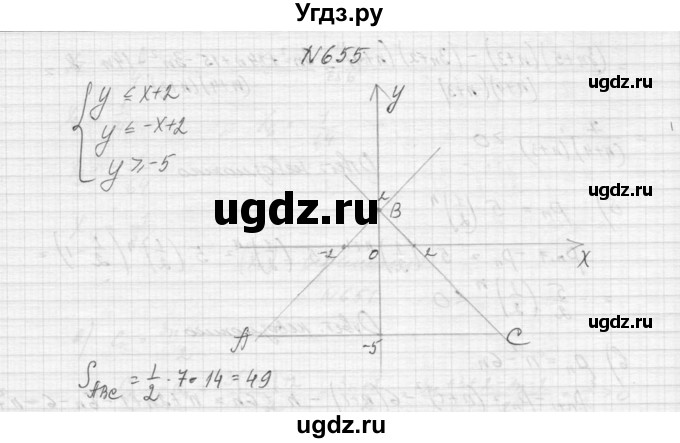 ГДЗ (Решебник к учебнику 2015) по алгебре 9 класс Макарычев Ю.Н. / упражнение / 655