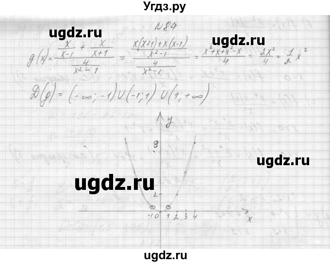 ГДЗ (Решебник к учебнику 2015) по алгебре 9 класс Макарычев Ю.Н. / упражнение / 84