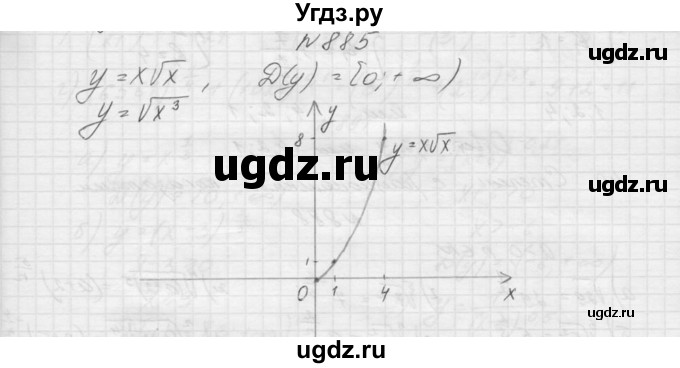 ГДЗ (Решебник к учебнику 2015) по алгебре 9 класс Макарычев Ю.Н. / упражнение / 885