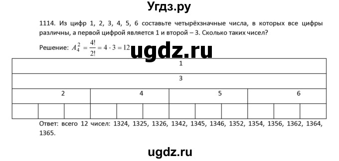 ГДЗ (Решебник к учебнику 2018) по алгебре 9 класс Макарычев Ю.Н. / упражнение / 1114