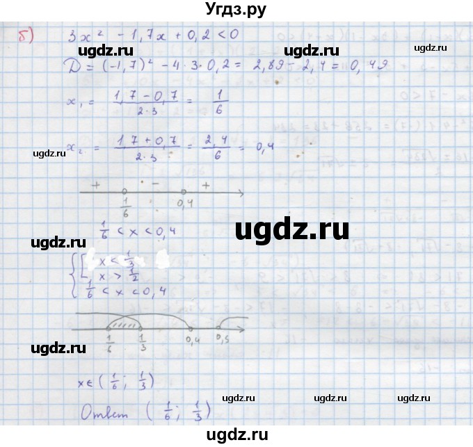 ГДЗ (Решебник к учебнику 2018) по алгебре 9 класс Макарычев Ю.Н. / упражнение / 415(продолжение 2)