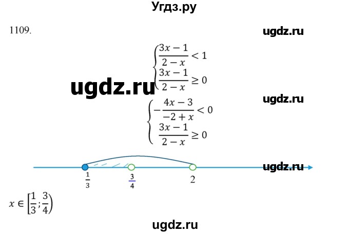 ГДЗ (Решебник к учебнику 2022) по алгебре 9 класс Макарычев Ю.Н. / упражнение / 1109