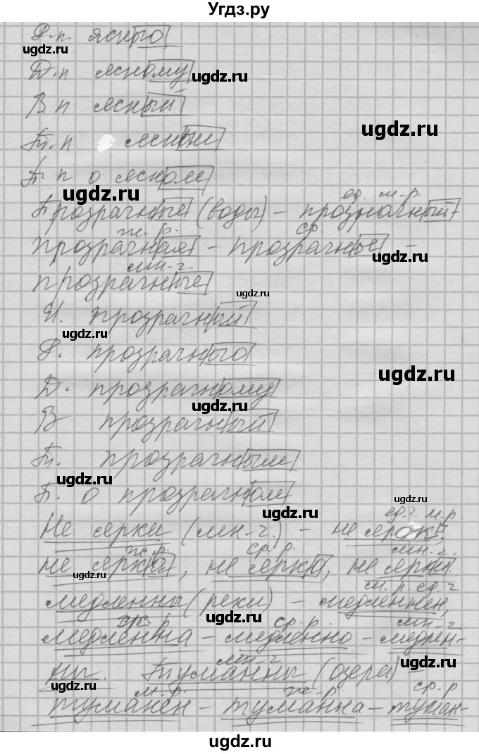 ГДЗ (Решебник №2 к учебнику 2014) по русскому языку 6 класс Быстрова Е.А. / часть 1 / упражнение / 247(продолжение 2)