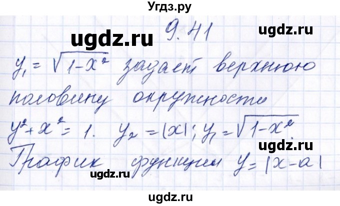 ГДЗ (Решебник №1) по алгебре 8 класс (задачник) Галицкий М.Л. / § 9 / 9.41
