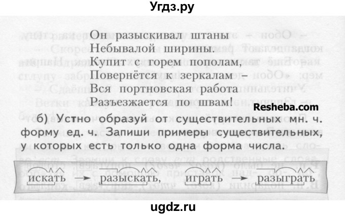 ГДЗ (Учебник) по русскому языку 4 класс Нечаева Н.В. / упражнение номер / 156(продолжение 2)