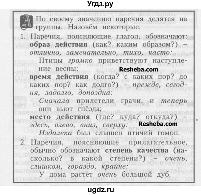 ГДЗ (Учебник) по русскому языку 4 класс Нечаева Н.В. / упражнение номер / 453(продолжение 2)