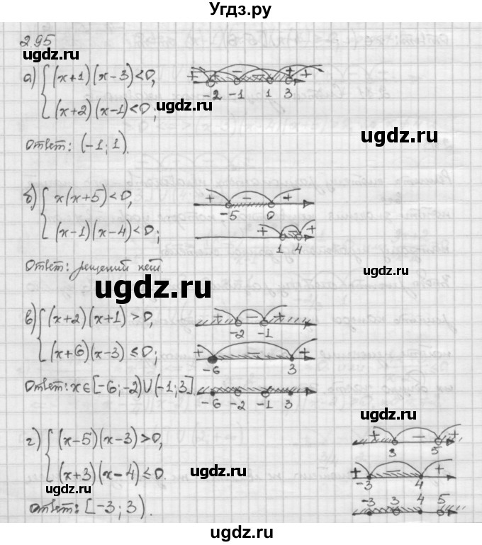 ГДЗ (Решебник) по алгебре 10 класс Никольский С.М. / § 2. рациональные уравнения и не равенства. / 2.95