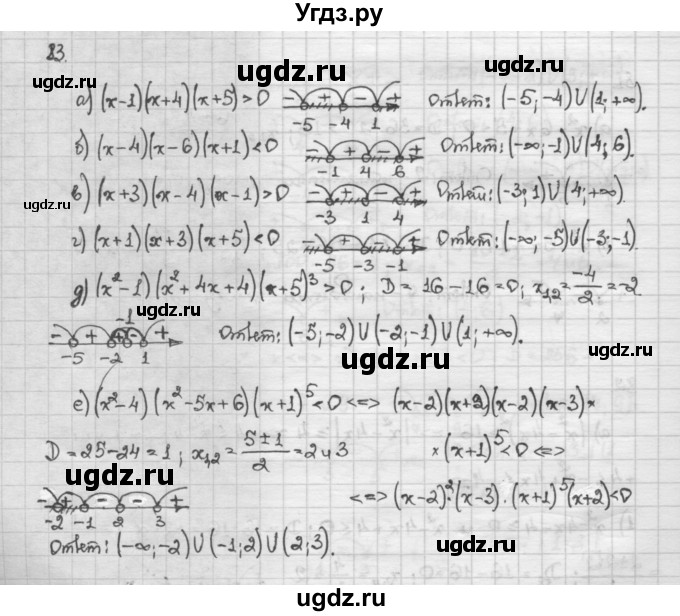 ГДЗ (Решебник) по алгебре 10 класс Никольский С.М. / Задания для повторения / 83