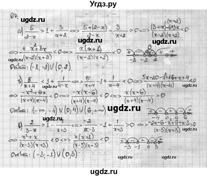 ГДЗ (Решебник) по алгебре 10 класс Никольский С.М. / Задания для повторения / 97