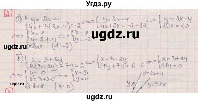 ГДЗ (Решебник) по алгебре 7 класс (дидактические материалы ) Феоктистов И.Е. / самостоятельные работы / самостоятельная работа №24 / вариант 3 / 2