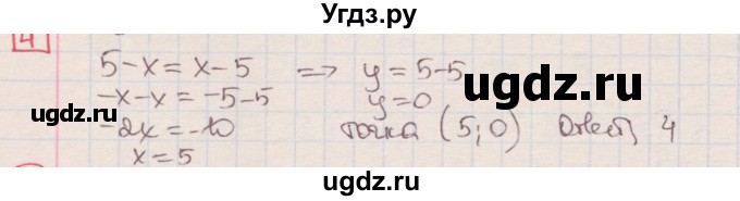 ГДЗ (Решебник) по алгебре 7 класс (дидактические материалы ) Феоктистов И.Е. / тесты / тест 13 / вариант 1 / 4