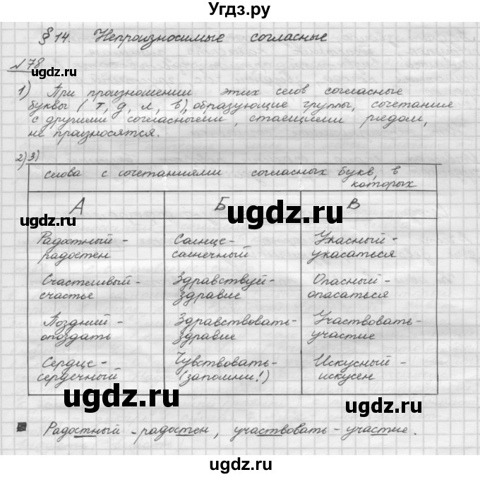 ГДЗ (Решебник) по русскому языку 5 класс Шмелев А.Д. / глава-1 / упражнение / 78