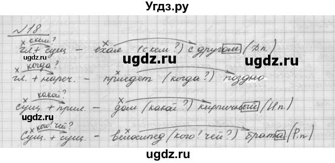 ГДЗ (Решебник) по русскому языку 5 класс Шмелев А.Д. / глава-5 / упражнение / 18
