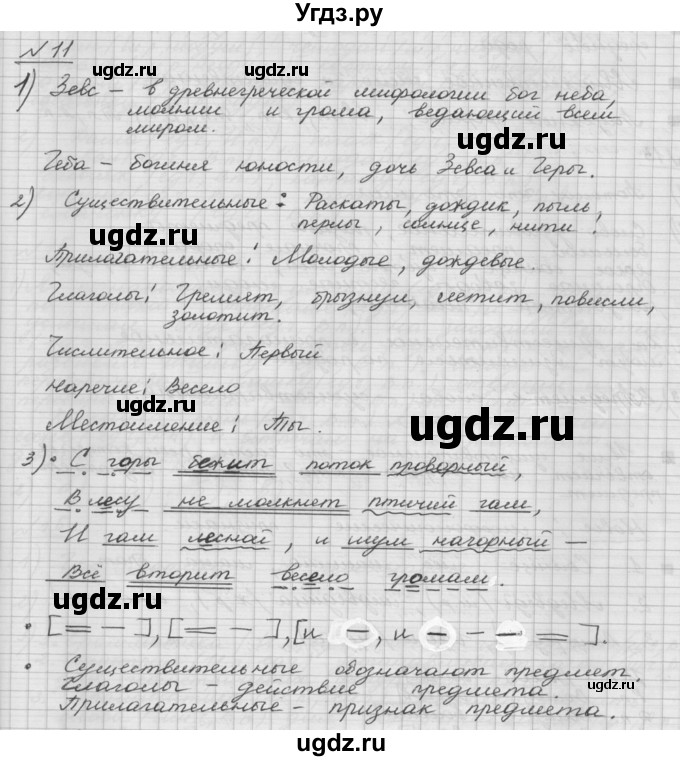 ГДЗ (Решебник) по русскому языку 5 класс Шмелев А.Д. / глава-6 / упражнение / 11