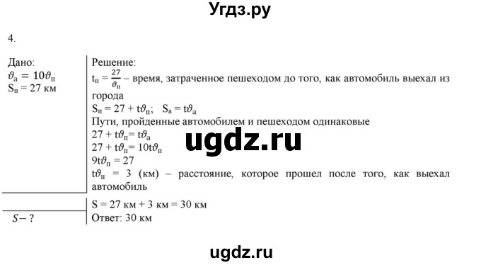 ГДЗ (Решебник к изданию 2022 года) по физике 9 класс (дидактические материалы) Марон А.Е. / тренировочные задания / тренировочное задание 2 / 4