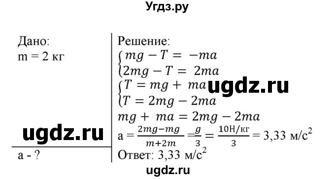 ГДЗ (Решебник к изданию 2022 года) по физике 9 класс (дидактические материалы) Марон А.Е. / контрольные работы / контрольная работа 2 / вариант 3 / 9