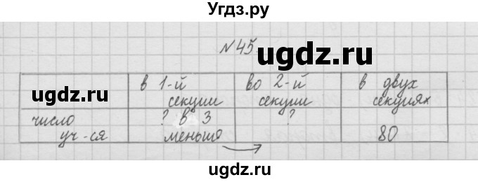 ГДЗ (Решебник ) по математике 4 класс А.Л. Чекин / часть 1 (номер) / 45