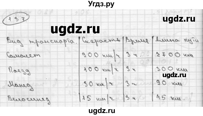 ГДЗ (Решебник ) по математике 4 класс А.Л. Чекин / часть 2 (номер) / 137