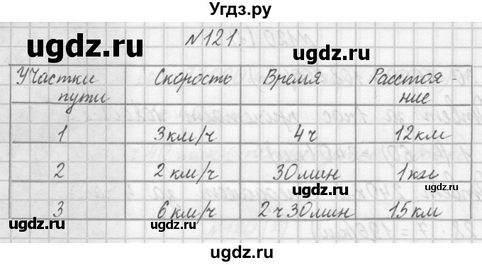 ГДЗ (Решебник) по математике 4 класс (рабочая тетрадь) Захарова О.А. / часть 1. задание / 121