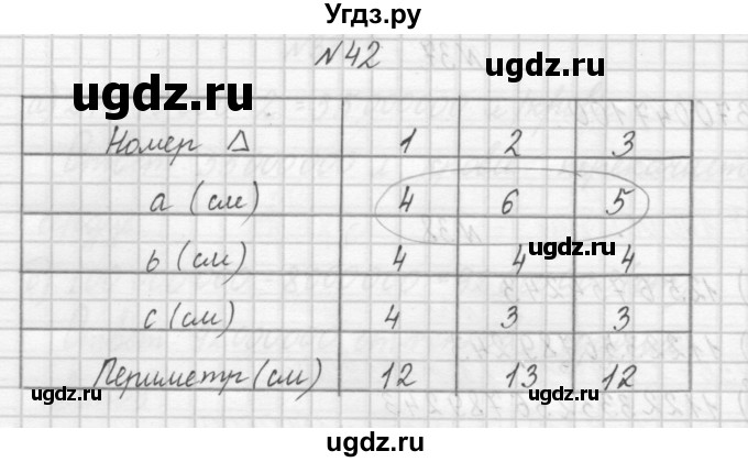 ГДЗ (Решебник) по математике 4 класс (рабочая тетрадь) Захарова О.А. / часть 1. задание / 42