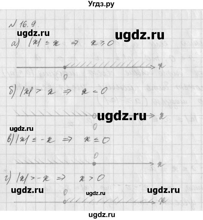 ГДЗ (Решебник) по алгебре 8 класс (задачник) А.Г. Мордкович / § 16 номер / 9