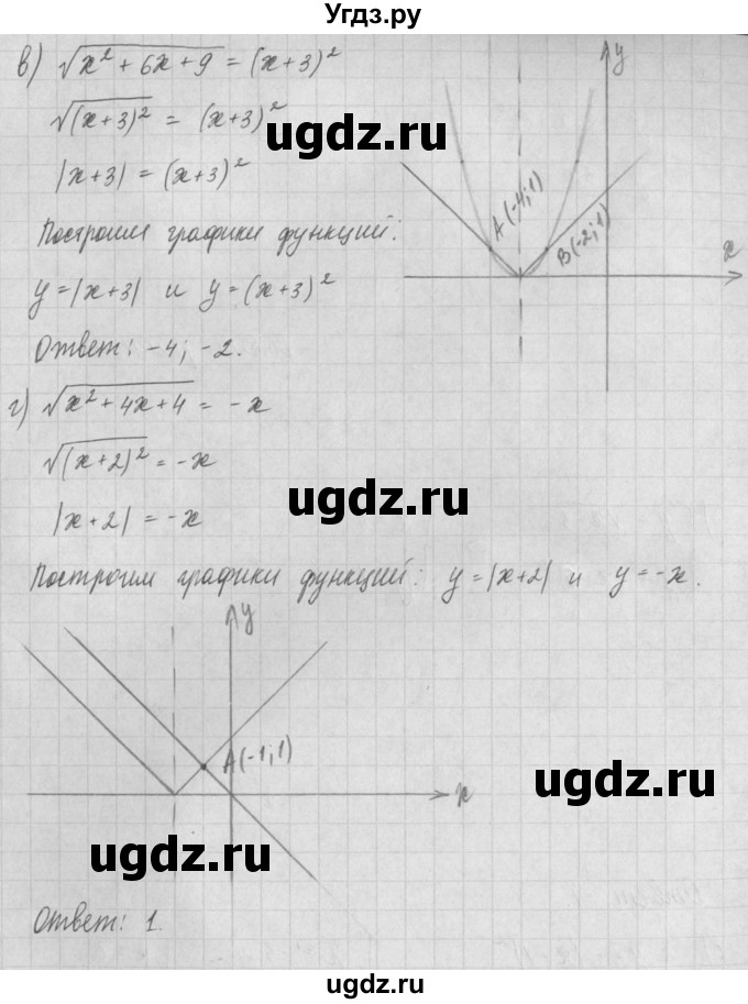 ГДЗ (Решебник) по алгебре 8 класс (задачник) А.Г. Мордкович / § 19 номер / 33(продолжение 2)