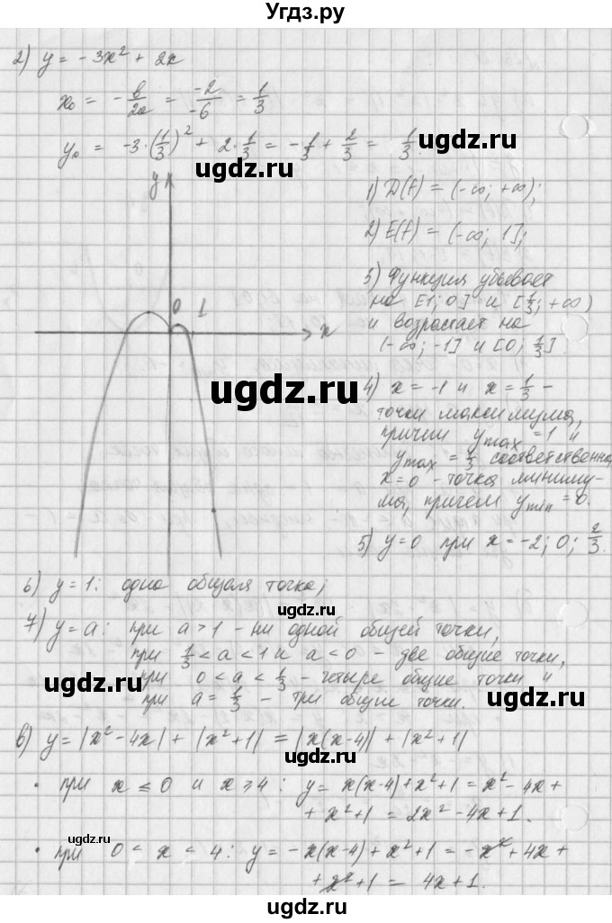 ГДЗ (Решебник) по алгебре 8 класс (задачник) А.Г. Мордкович / § 23 номер / 21(продолжение 2)