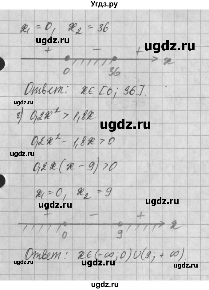 ГДЗ (Решебник) по алгебре 8 класс (задачник) А.Г. Мордкович / § 30 номер / 20(продолжение 2)