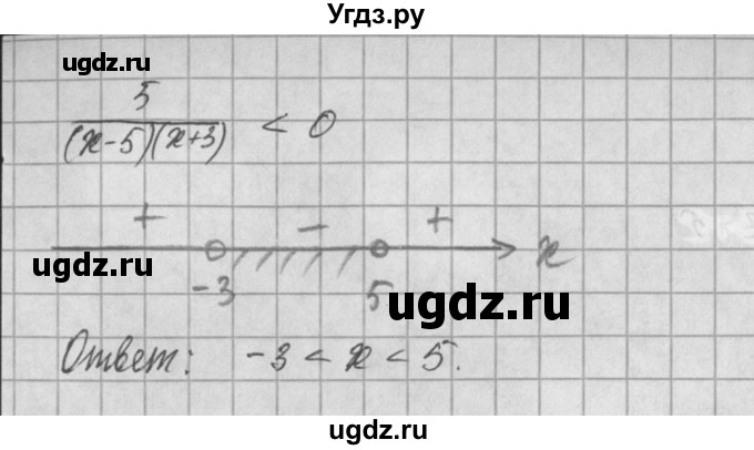 ГДЗ (Решебник) по алгебре 8 класс (задачник) А.Г. Мордкович / § 30 номер / 30(продолжение 3)