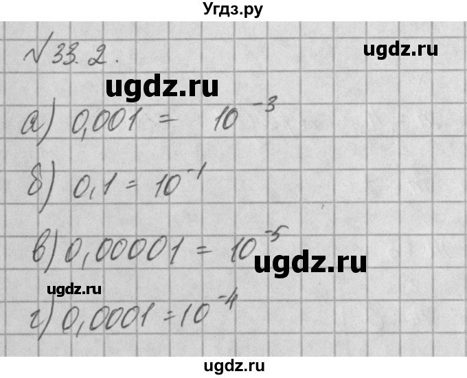 ГДЗ (Решебник) по алгебре 8 класс (задачник) А.Г. Мордкович / § 33 номер / 2