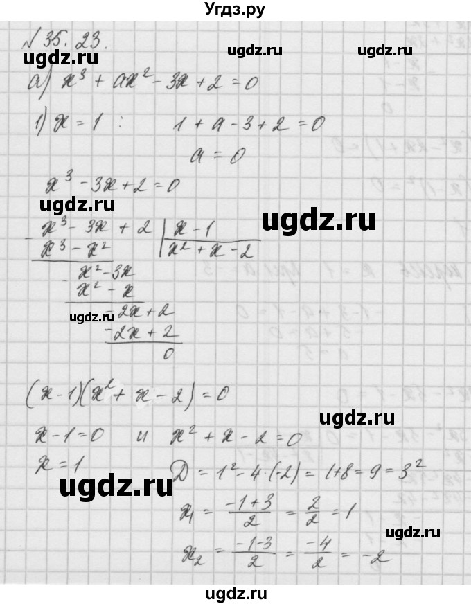 ГДЗ (Решебник) по алгебре 8 класс (задачник) А.Г. Мордкович / § 35 номер / 23