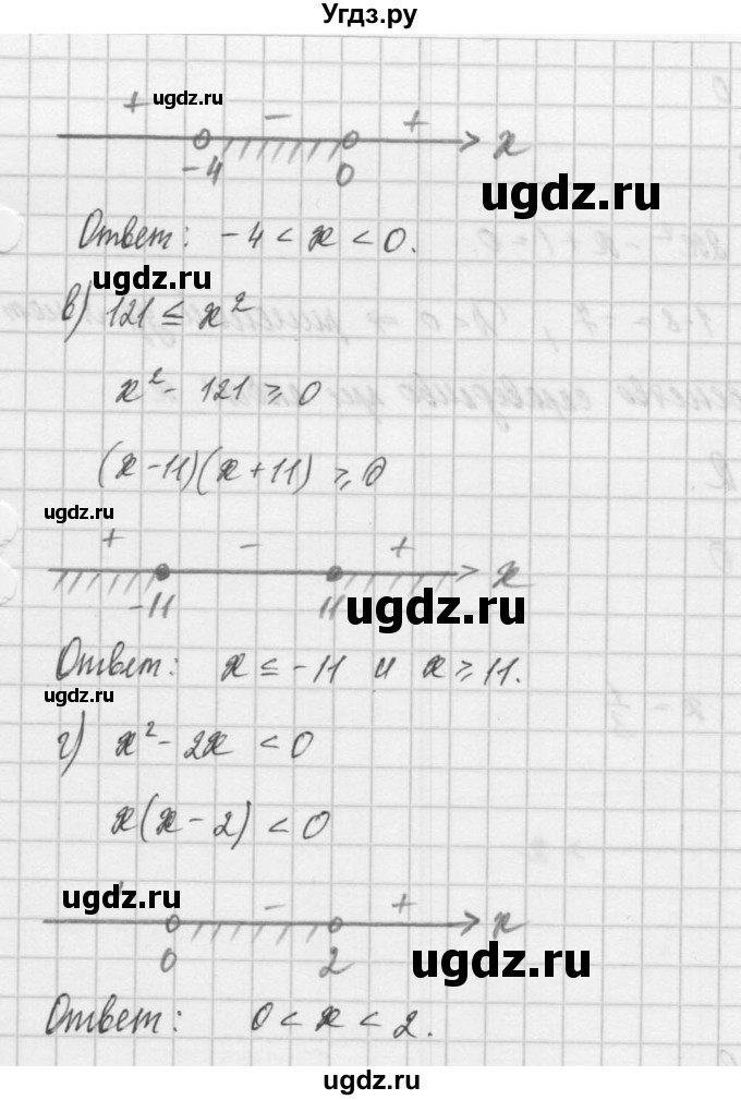 ГДЗ (Решебник) по алгебре 8 класс (задачник) А.Г. Мордкович / итоговое повторение номер / 178(продолжение 2)