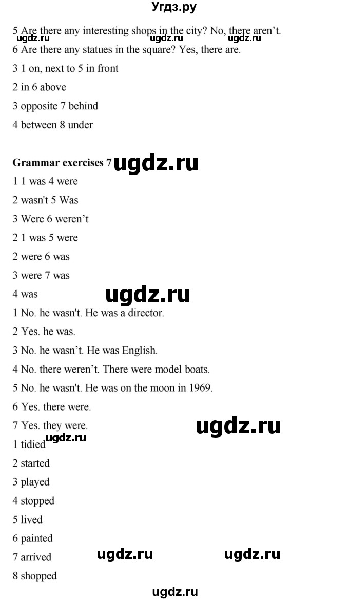 ГДЗ (Решебник) по английскому языку 6 класс (рабочая тетрадь) Ю.А. Комарова / страница номер / 115(продолжение 8)