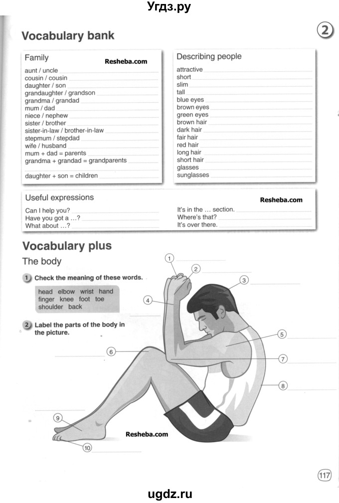 ГДЗ (Учебник) по английскому языку 6 класс (рабочая тетрадь) Ю.А. Комарова / страница номер / 117