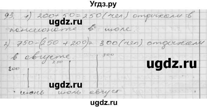 ГДЗ (Решебник) по математике 4 класс Истомина Н.Б. / часть 2 / 93