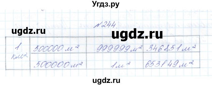 ГДЗ (Решебник) по математике 3 класс Чекин А.Л. / часть 2 / 244