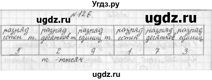 ГДЗ (Решебник) по математике 3 класс Чекин А.Л. / часть 1 / 126