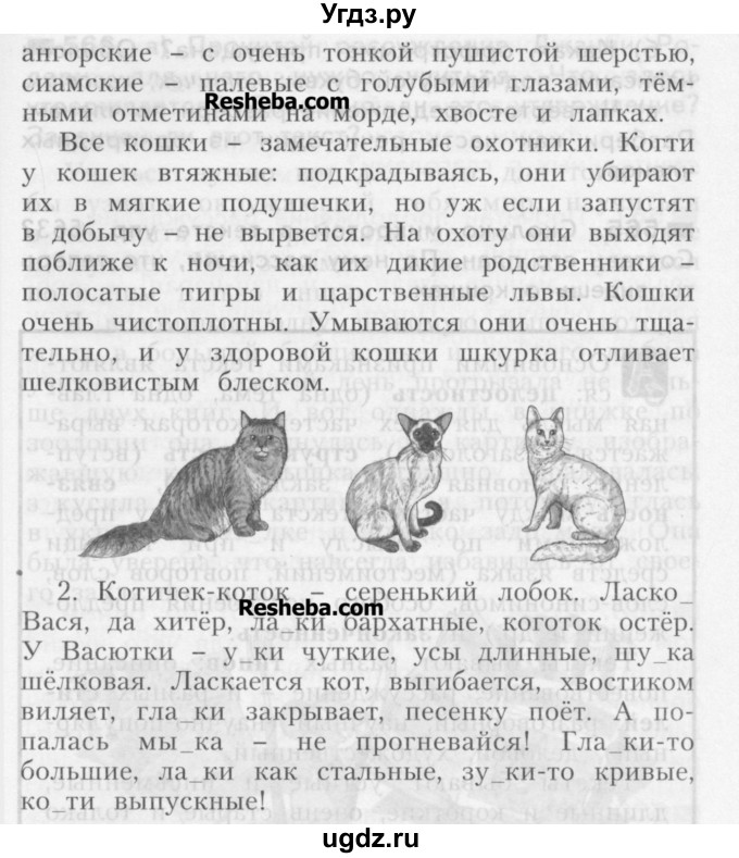 ГДЗ (Учебник) по русскому языку 3 класс Нечаева Н.В. / часть 2 / упражнение / 563(продолжение 2)