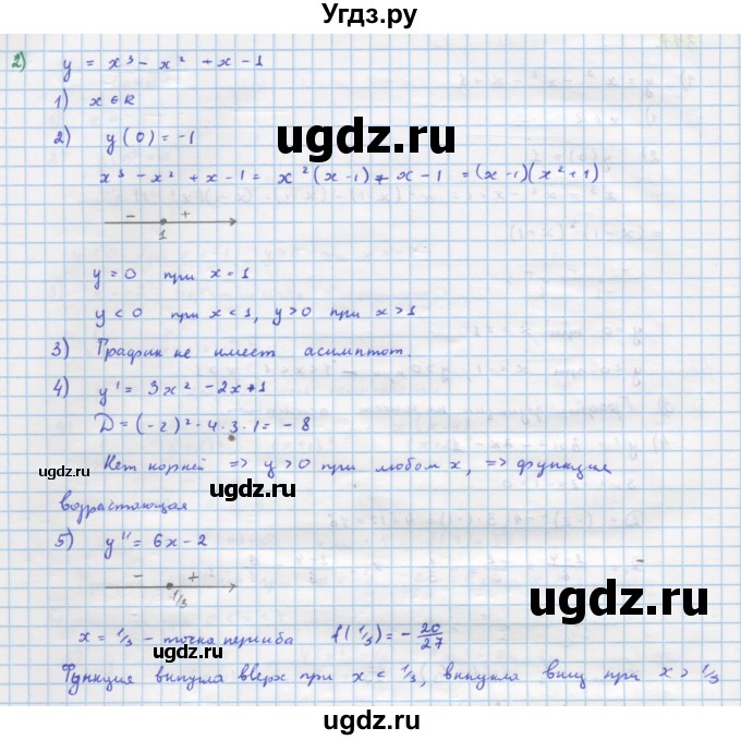 ГДЗ (Решебник) по алгебре 11 класс Колягин Ю.М. / упражнение-№ / 317(продолжение 2)